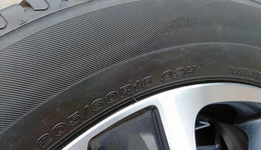 80ヴォクシー 純正16インチホイール205/60R16 タイヤセット 美品】トヨタ 80 ノア 純正 16in 6J +50 PCD114.3 トーヨー