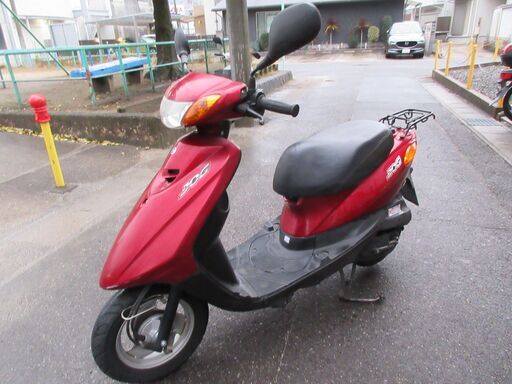 ジョグ　レッド　水冷４スト　オイル、バッテリー新品　ヤマハ　インジェクション　JOG　SA36J