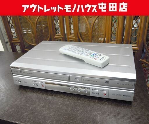 再生OK MITSUBISHI ビデオ/DVDビデオレコーダー DVR-S300 リモコン付き ビデオデッキ 2005年製 三菱 札幌市 屯田店