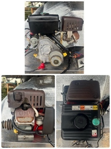 高品質 ガソリンエンジン！三菱！ミツビシ！GM182L！セル付き！最大6馬力！ 