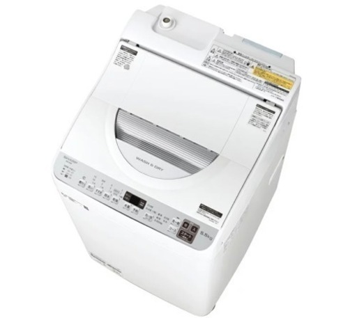 超美品超お買得品 SHARP縦型洗濯乾燥機　ES-TX5F-S
