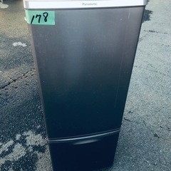 ✨2016年製✨ 178番 パナソニック✨冷凍冷蔵庫✨NR-B17W-T‼️