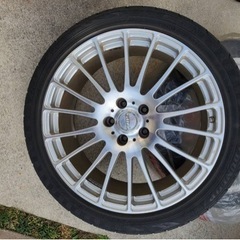 ホイール4本 TWS エクストリート118F モノブロック19インチ×8.0j