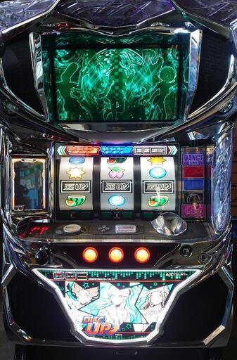 パチスロ実機　ディスクアップ緑