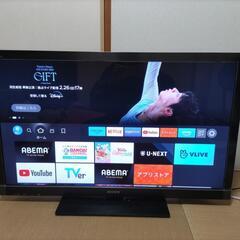 (取引中)SONY40型テレビ　録画機能付き　Amazon Fi...