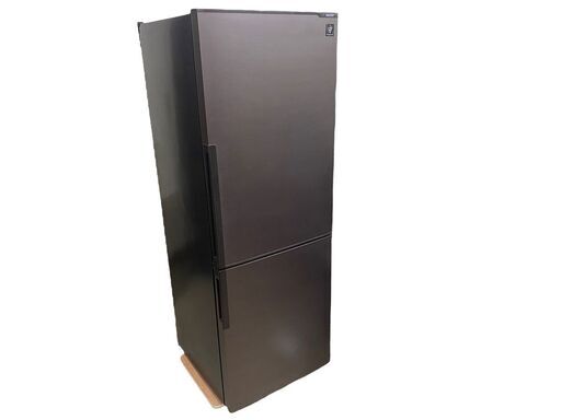 JY SHARP 2ドア冷凍冷蔵庫 プラズマクラスター 271L SJ-PD27B-T ブラウン 動作確認済 2014年製