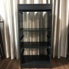 IKEA イケア　トロファスト　フレーム　黒　棚板付き