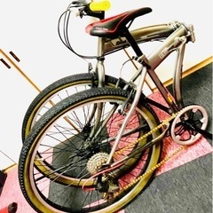 [受付終了]致しました [希少] 26インチ折畳マウンテンバイク スペシャル 6段変速