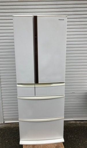 Panasonic パナソニック NR-FVF461-W 冷蔵庫 455L 6ドア フレンチドア クラフトホワイト