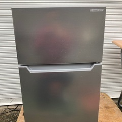 ヤマダ電機　2ドア　冷凍冷蔵庫　87Ｌ　右開き　シルバー