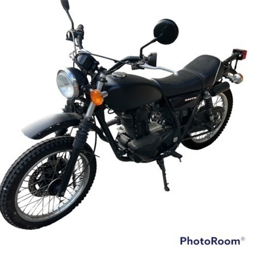 250TR カワサキ　バイク　250cc マッドブラック