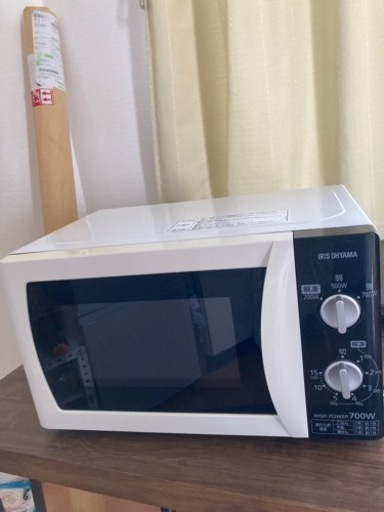 受け渡し調整中　電子レンジ　アイリスオーヤマ