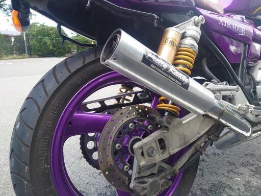 長野発☆全国陸送可☆YAMAHA XJR400R　4HM　RZカラー 外装塗りたて　カスタムペイント　フレーク　キャンディー　旧車　族車　CBX CBR
