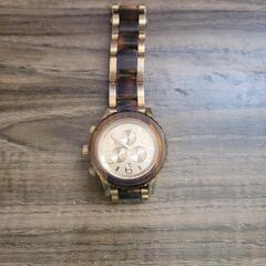 NIXONべっ甲ベルト腕時計