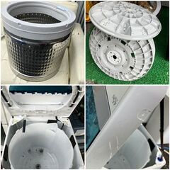 ドラム洗濯機のフィルター清掃　縦型洗濯機の分解洗浄
