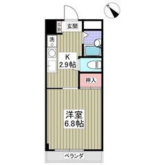 🉐初期費用5万円‼️1K家賃2.3万⭐️ 湘南新宿ライン高海神保...