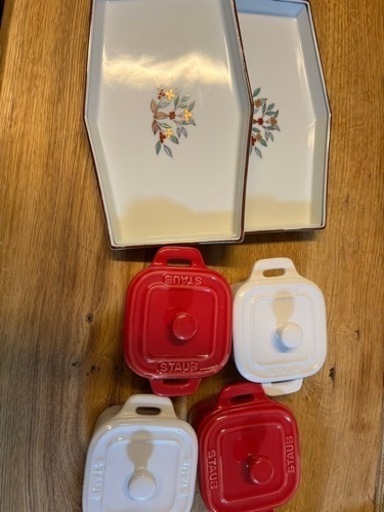 ストウブココット4個\u0026和食器2つ