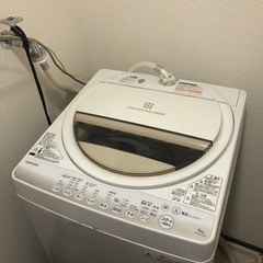 2015年製 TOSHIBA 洗濯機6kg