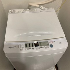 完了)Hisense 4.5Kg 洗濯機 HW-E4505 メー...