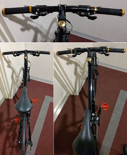 新車の輝き Khodaa Bloom RAIL700 3x9速 黒色 完全整備車輛 純正タイヤ