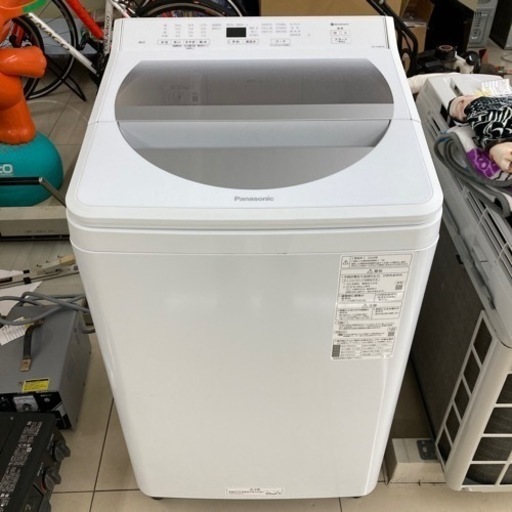 HJ317【中古】Panasonic 洗濯機 NA-FA80H8 8.0kg