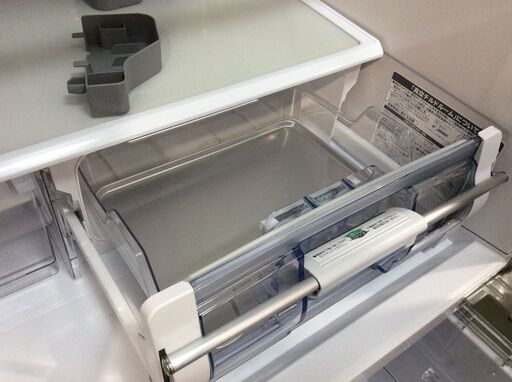 （4/8受渡済）JT6339【HITACHI/日立 3ドア冷蔵庫】美品 2014年製 R-K320EV-S 家電 キッチン 冷蔵冷凍庫 右開きドア 自動製氷 315L