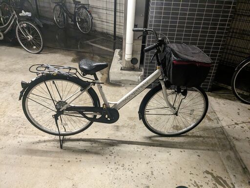 自転車 26インチ カゴ付き