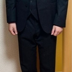 【ほぼ新品】洋服の青山　パーティ用お洒落スーツ　A6サイズ