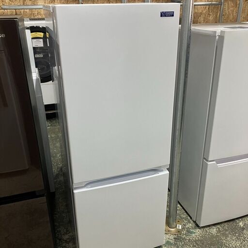 ヤマダオリジナル 冷凍冷蔵庫 YRZ-F15G1 156L 2021年製●E014W005
