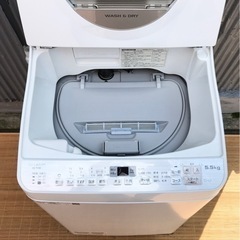 SHARP 5.5kg洗濯乾燥機 ES-TX5B-N
