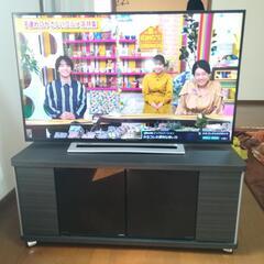 液晶テレビ　レグザ　（テレビ台付）