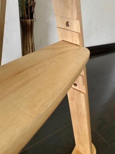 カトージ KATOJI 木製ワイドハイチェア 折りたたみ ベビーチェア