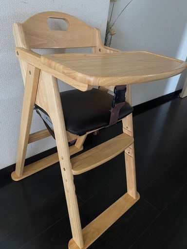 木製ワイドハイチェア 折りたたみ ベビーチェア イ KATOJI 楽天市場】木製 ワイド ハイチェア ステップ切り替え(お座りが