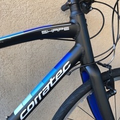 コラテック　SHAPE URBAN(マットブラック/ブルー) 2018年モデル　クロスバイク