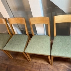 NOCE 木製ダイニングチェア4脚セット(値下げしました！20000円