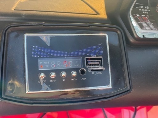 電動ランボルギーニ実働車 リモコン付き LEDライト ラジオ