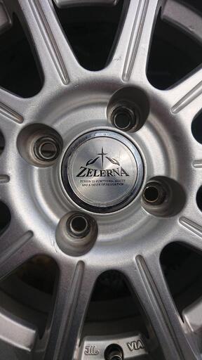【10%off】WEDS ZELERNA 14インチ アルミホイール ノーマルタイヤ付 ロックナット、スペーサー 10%off】WEDS ZELERNA 14インチ アルミホイール ノーマルタイヤ付