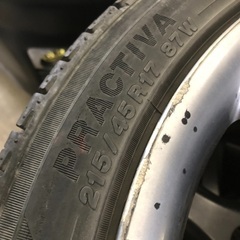 JZX110系 5本 純正17インチ ホイール タイヤ