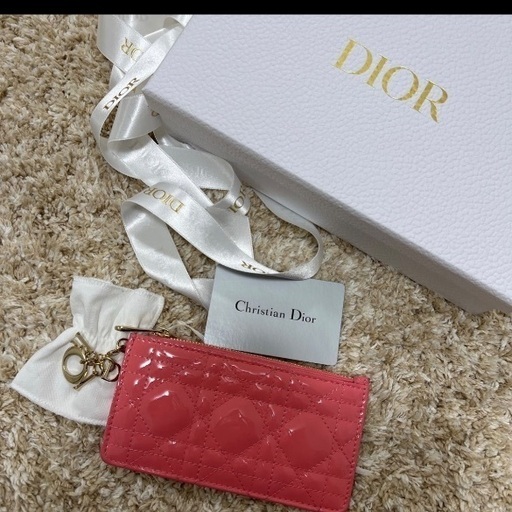 LADY DIOR レディディオール ジップ カードホルダー