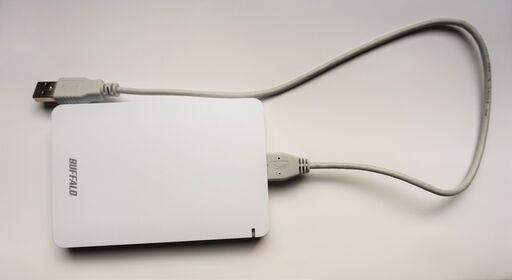外付けHDD バッファロー HD-PGF1.0U3-WHA