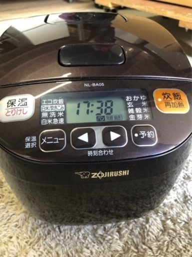 綺麗です2016年製象印　 マイコン炊飯ジャー極め炊き　NL-BA05
