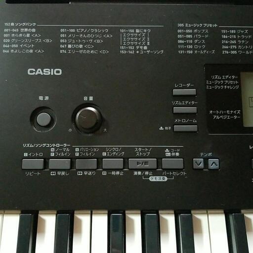 CASIO キーボード【スタンド、折り畳みイス付き】