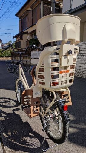 【子供乗せ自転車】Cream Cargo 3段変速仕様　チャイルドシート付き
