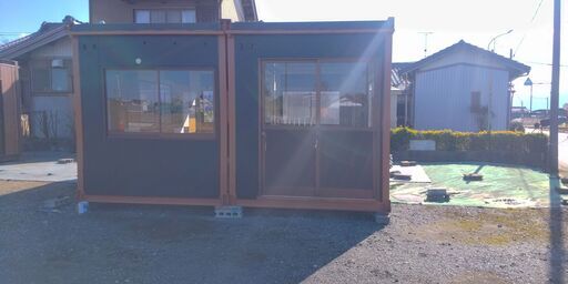 中古ユニットハウス2連棟（16帖）