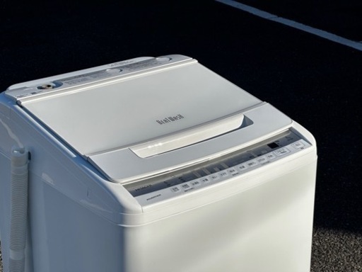美品　2021 8kg 洗濯機　日立　ビートウォッシュ　BW-V80F