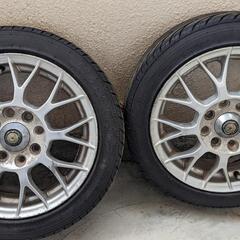 旧ダイハツPCD １４インチホイール新タイヤ付き