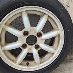 旧ダイハツピッチ　１４インチワタナベタイヤ付き
