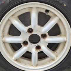旧ダイハツピッチ　１４インチワタナベタイヤ付き