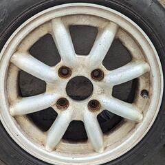 旧ダイハツピッチ　１４インチワタナベタイヤ付き