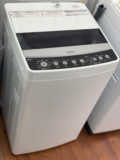 送料・設置込み　洗濯機　4.5kg Haier 2020年